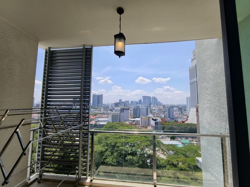 Service Residence for Sale at Suasana Bukit Ceylon / Raja Chulan Residences - Wysin Wan - Balcony - PropertyGuru.com.my