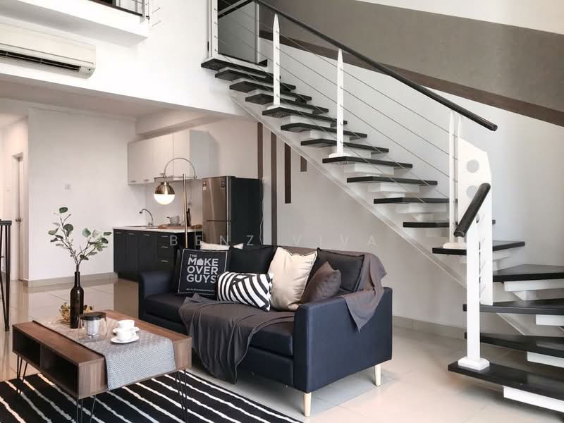 Service Residence for Sale at The Scott Garden SOHO - Benz Viva - Living Room - PropertyGuru.com.my