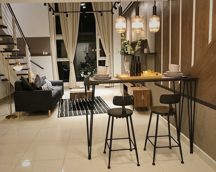 Service Residence for Sale at The Scott Garden SOHO - Benz Viva - Living Room - PropertyGuru.com.my