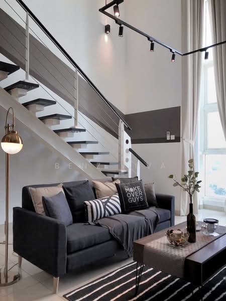 Service Residence for Sale at The Scott Garden SOHO - Benz Viva - Living Room - PropertyGuru.com.my