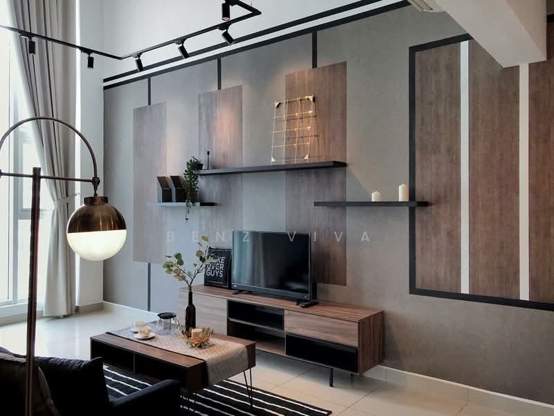 Service Residence for Sale at The Scott Garden SOHO - Benz Viva - Living Room - PropertyGuru.com.my