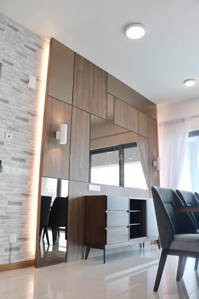 Service Residence for Rent at Southern Marina Residences - William Lim - Living Room - PropertyGuru.com.my