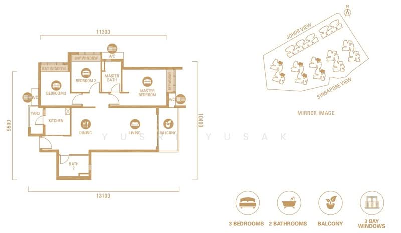 R&F Princess Cove Phase 1 untuk Untuk Disewa - RM 3,400 /bulan, Mac 2026 - PropertyGuru.com.my