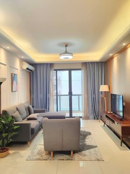 R&F Princess Cove Phase 1 untuk Untuk Disewa - RM 3,400 /bulan, Mac 2026 - Living Room - PropertyGuru.com.my
