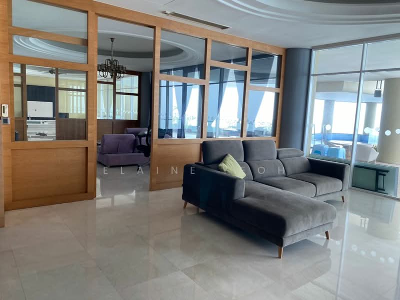 8 Gurney (The Shore Condominium) untuk Untuk Disewa - RM 14,000 /bulan, Mac 2026 - Living Room - PropertyGuru.com.my