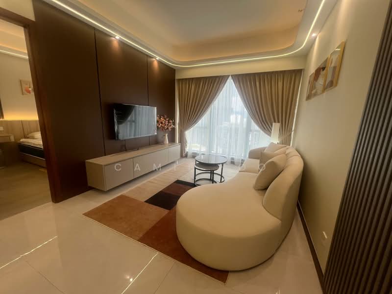Core Residence @ TRX untuk Untuk Disewa - RM 7,500 /bulan, Mac 2026 - Living Room - PropertyGuru.com.my
