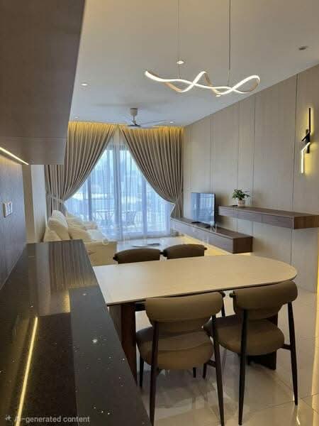 Service Residence for Rent at Sunway Belfield - Geralyn Chionh - Living Room - PropertyGuru.com.my