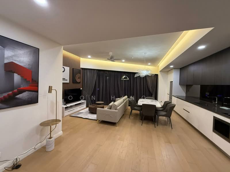 Service Residence for Rent at TRX Residences - Choon Hing Ng - Living Room - PropertyGuru.com.my