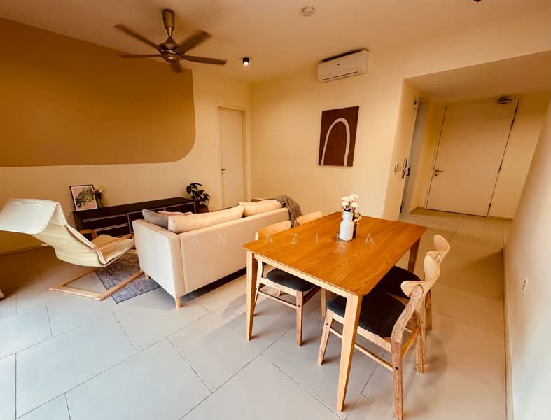 Service Residence for Sale at SqWhere Service Apartments - Wan Azima - Living Room - PropertyGuru.com.my