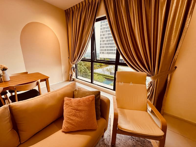 Service Residence for Sale at SqWhere Service Apartments - Wan Azima - Living Room - PropertyGuru.com.my