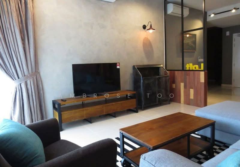 Service Residence for Sale at G Residence - Ambrose Too - Living Room - PropertyGuru.com.my