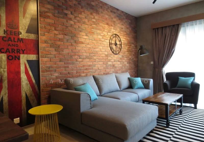 Service Residence for Sale at G Residence - Ambrose Too - Living Room - PropertyGuru.com.my