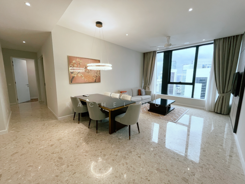 Service Residence for Rent at Pavilion Ceylon Hill - Rachel Ngu - Living Room - PropertyGuru.com.my