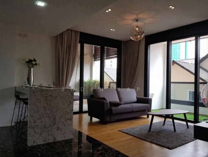 Service Residence for Sale at Arcoris Residences - Jaden Yap - Living Room - PropertyGuru.com.my