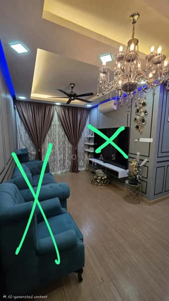 Service Residence for Rent at BSP 21 - Thomas Gan - Living Room - PropertyGuru.com.my