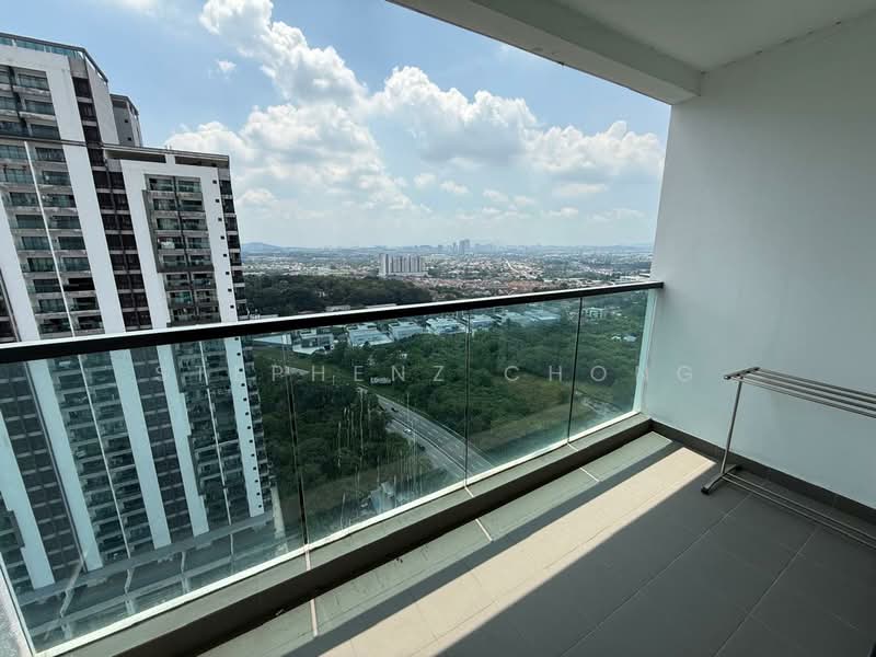 Service Residence @ Landmark Residence 1 untuk Untuk Disewa - RM 2,400 /bulan, Mac 2026 - Balcony - PropertyGuru.com.my