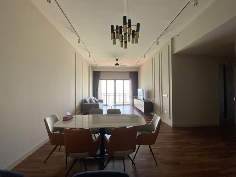 Service Residence for Rent at Straits Residences - Fennie Seow - Living Room - PropertyGuru.com.my