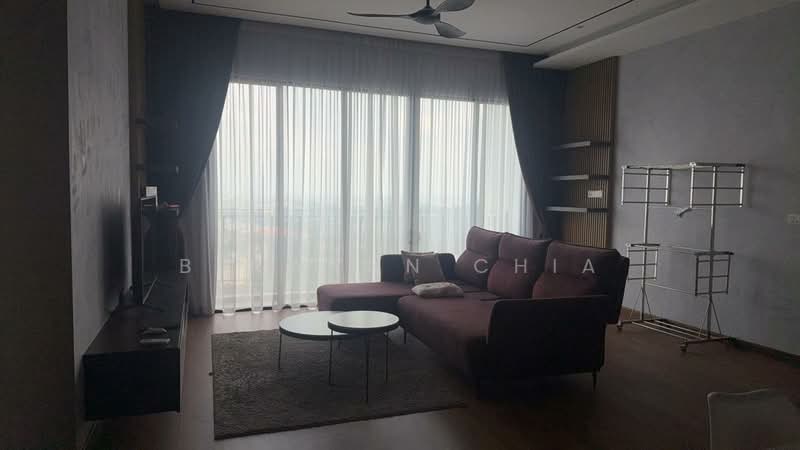 Service Residence for Sale at The Clio Residences - Berwynn Chia - Living Room - PropertyGuru.com.my