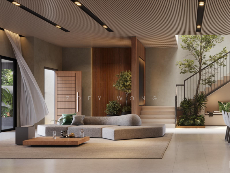 NEW Premium Lakeside Home 26x75 @ 20mins to Kepong Damansara untuk Untuk Dijual - RM 970,000, Mac 2026 - Living Room - PropertyGuru.com.my