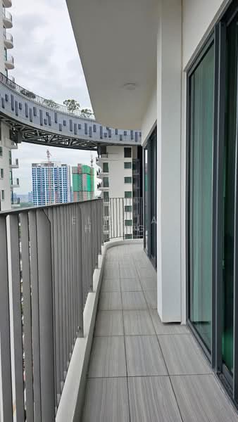 Service Residence for Rent at Datum Jelatek Residence - Elysia Heng - Balcony - PropertyGuru.com.my