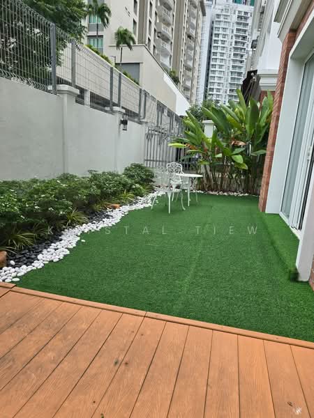 Semi-Detached House for Rent in Taman Segambut (Jalan Kuching) - Krystal Tiew - Garden - PropertyGuru.com.my