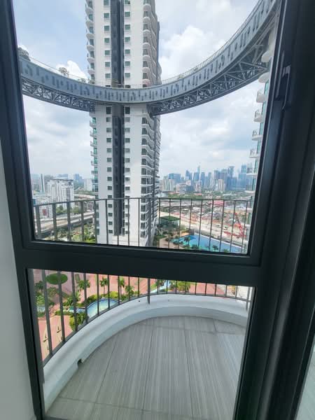 Service Residence for Rent at Datum Jelatek Residence - Lilian Tan - Balcony - PropertyGuru.com.my