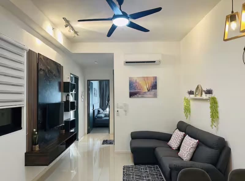 Service Residence for Rent at Paradigm Residence - Elena Lye - Living Room - PropertyGuru.com.my