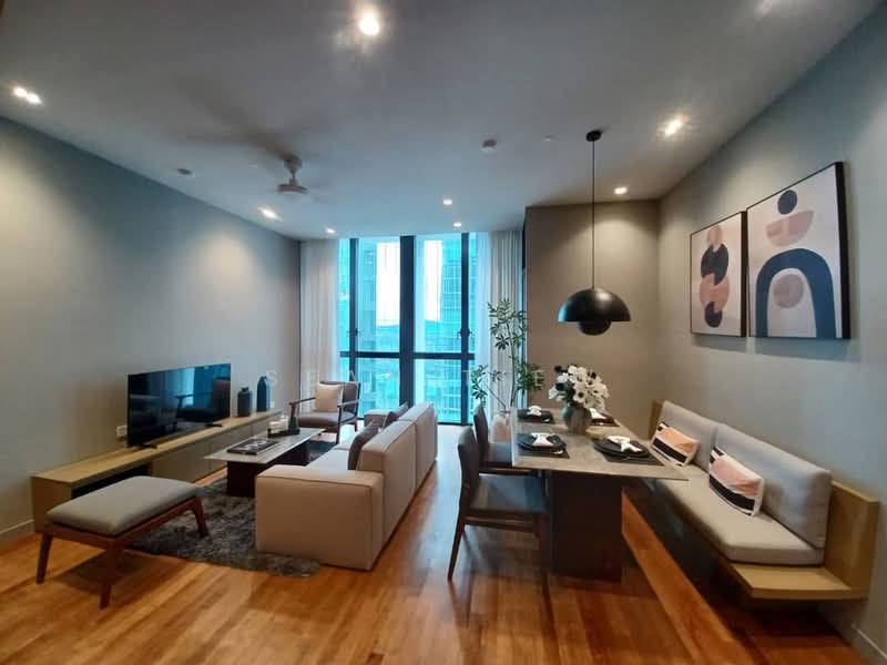 Service Residence for Sale at The Conlay - Sean Tiew - Living Room - PropertyGuru.com.my
