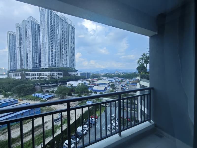 Service Residence for Rent at Baron Residence @ Lake City - Carmens Teh - Balcony - PropertyGuru.com.my