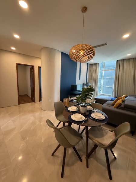 Sky Suites @ KLCC untuk Untuk Disewa - RM 4,200 /bulan, Mac 2026 - Living Room - PropertyGuru.com.my
