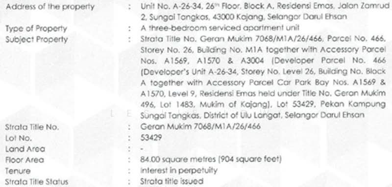 Residensi Emas untuk Untuk Dijual - RM 180,000, Mac 2026 - PropertyGuru.com.my