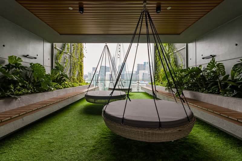 Service Residence for Sale at Ceylonz Suites - Loges . - Balcony - PropertyGuru.com.my