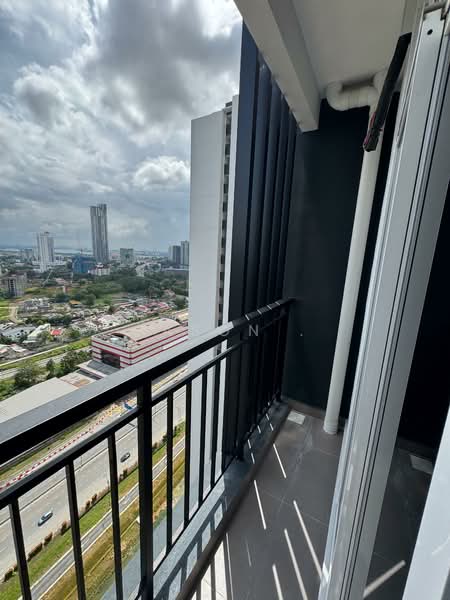 Service Residence for Rent at TRELLIS RESIDENCES - Jason . - Balcony - PropertyGuru.com.my
