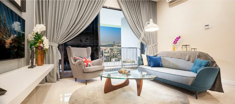 Condominium for Sale at One Cochrane Residence - Xiao Han Yet - Living Room - PropertyGuru.com.my