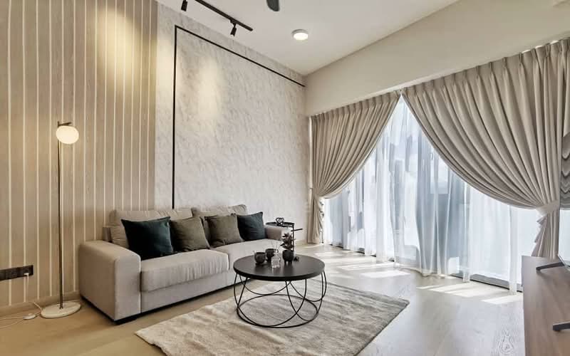 Kediaman Servis untuk Dijual di Star Residences Two - Levene Li - Living Room - PropertyGuru.com.my