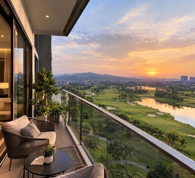 Service Residence for Sale at Anja Residences - Lewis Yew - Balcony - PropertyGuru.com.my