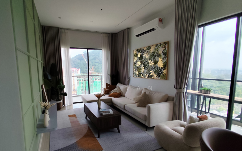 Service Residence for Sale at Hampton Height Damansara - Zac Tan - Living Room - PropertyGuru.com.my