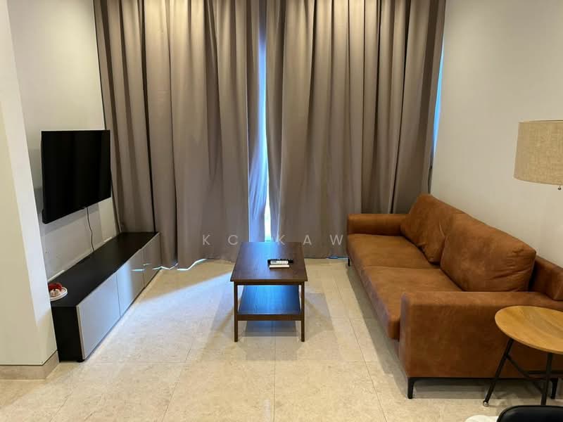 Service Residence for Sale at Lucentia Residences - KC KAW - Living Room - PropertyGuru.com.my