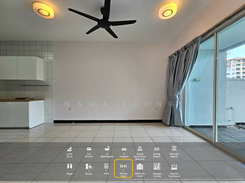 Condominium for Rent at Armanee Terrace - Wawa Leong - Living Room - PropertyGuru.com.my