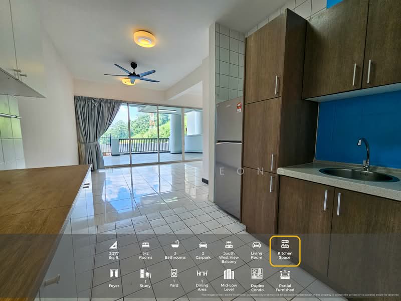 Condominium for Rent at Armanee Terrace - Wawa Leong - Kitchen Space - PropertyGuru.com.my