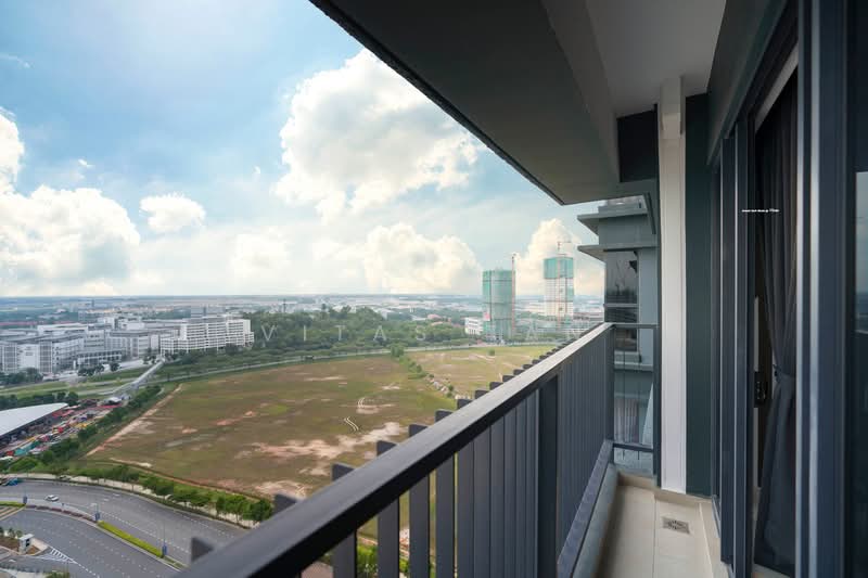Service Residence for Rent at Setia City Residences - Vitas Tan - Balcony - PropertyGuru.com.my