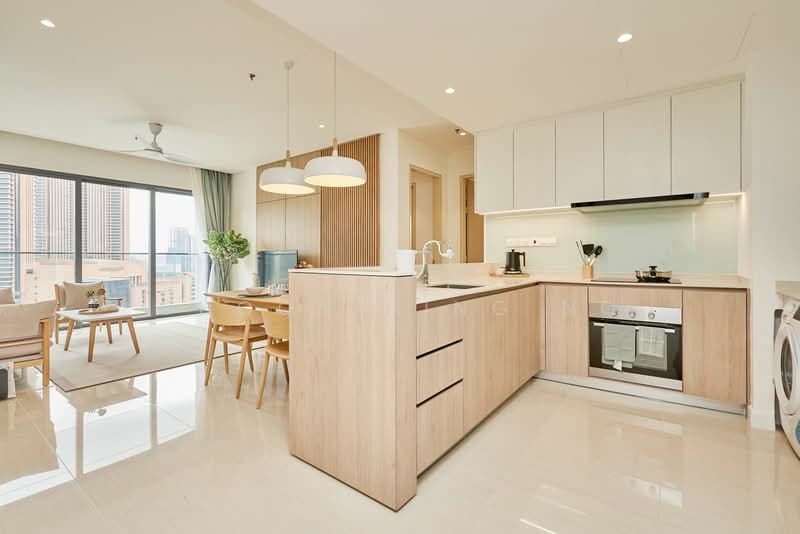 Mitsui Serviced Suites untuk Untuk Disewa - RM 9,300 /bulan, Mac 2026 - Living Room - PropertyGuru.com.my