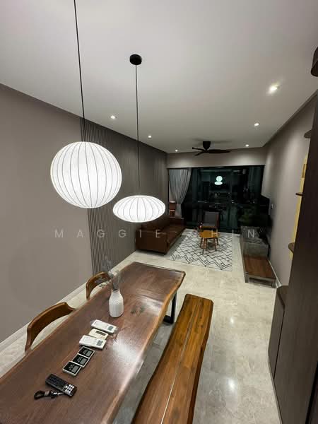 Service Residence for Rent at TRX Residences - Maggie Chin - Living Room - PropertyGuru.com.my