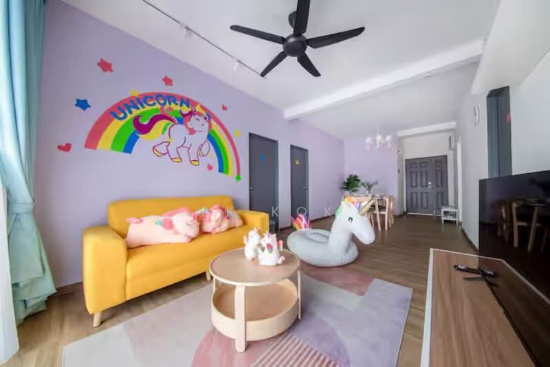 Condominium for Sale at Emerald Hill Condominium - SK Kok - Living Room - PropertyGuru.com.my