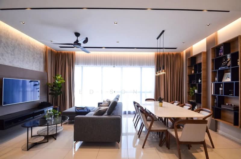 Service Residence for Rent at Societe - Edison . - Living Room - PropertyGuru.com.my