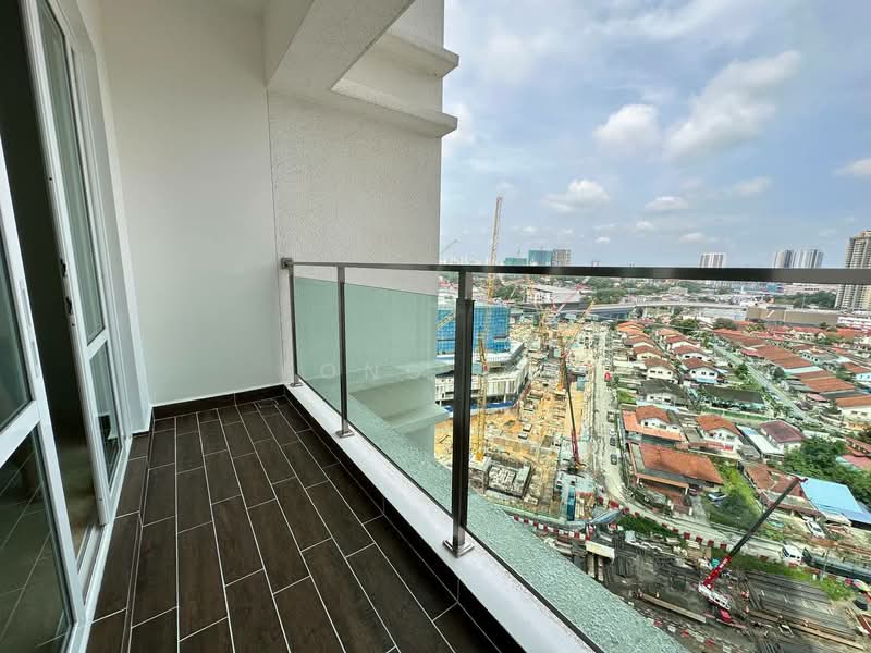 Service Residence for Sale at TriTower Residence @ Johor Bahru Sentral - Fong Lik - Balcony - PropertyGuru.com.my