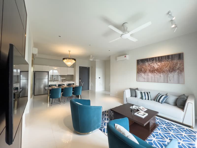 Service Residence for Rent at Oxford Residences @ Pavilion Embassy - Diyana . - Living Room - PropertyGuru.com.my