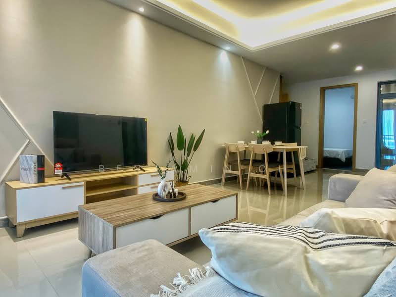 R&F Princess Cove Phase 2-Seine Region untuk Untuk Disewa - RM 3,000 /bulan, Mac 2026 - Living Room - PropertyGuru.com.my