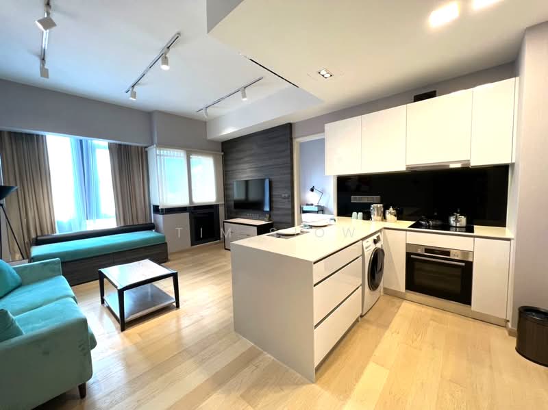 Service Residence for Sale at Star Residences One - Tim Siow - Living Room - PropertyGuru.com.my
