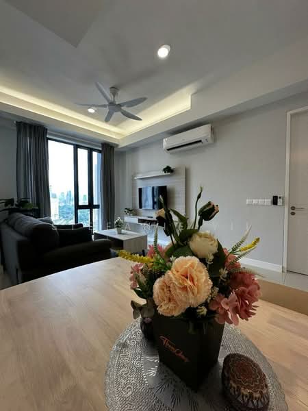 Servis Apartment untuk Disewa di The Sentral Suites - Stefanie Yii - Living Room - PropertyGuru.com.my
